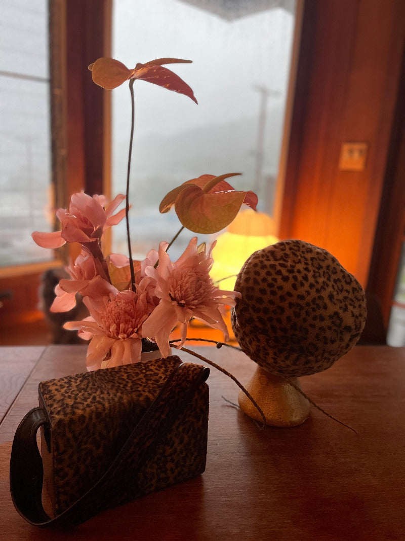 Leopard-Skin Pill-Box Hat